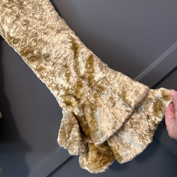 Lorena Conti Vintage Gold Velour fitted jacket - Picture 2 of 6